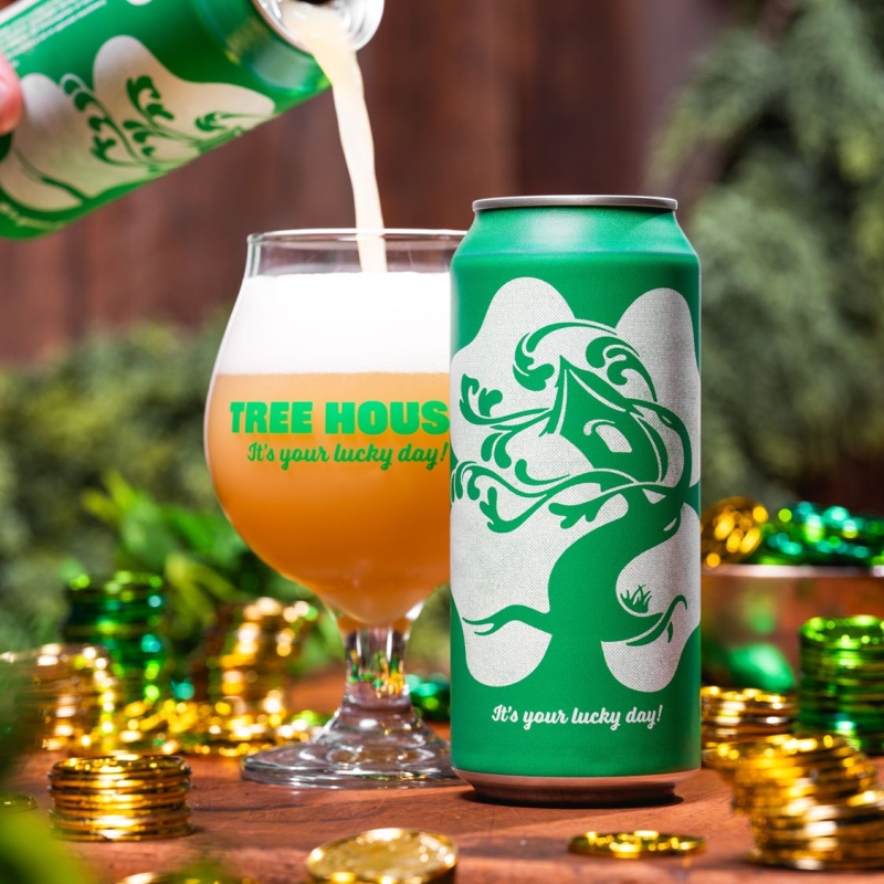 Tree House -- It's Your Lucky Day [Galaxy and Nelson 8.2% DIPA] -- March 3rd