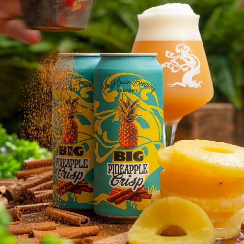 Tree House -- Big Pineapple Crisp [8.2% Galaxy Hazy w. Cinn and Pineapple] -- Oct 7th