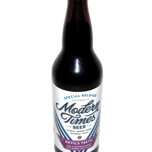 Modern Times Barrel Aged Devil's Teeth with Coffee, 22oz bottle