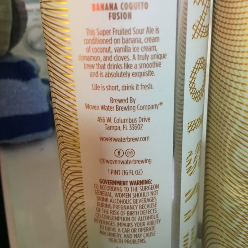 WOVEN WATER BANANA COQUITO FUSION....4-PACK..2025