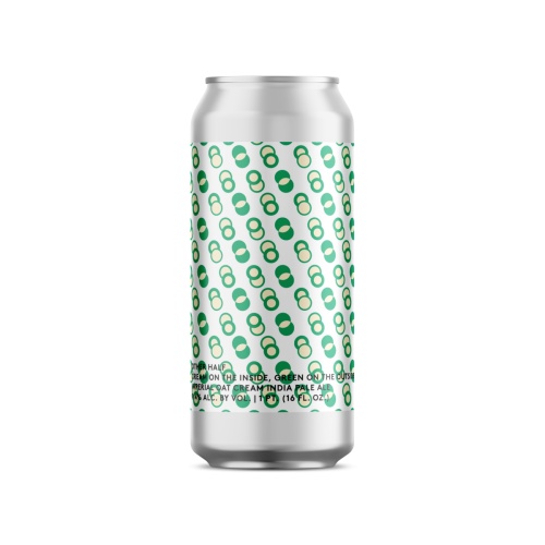 OTHER HALF CREAM ON THE INSIDE GREEN ON THE OUTSIDE IMPERIAL OAT CREAM IPA 9.4%