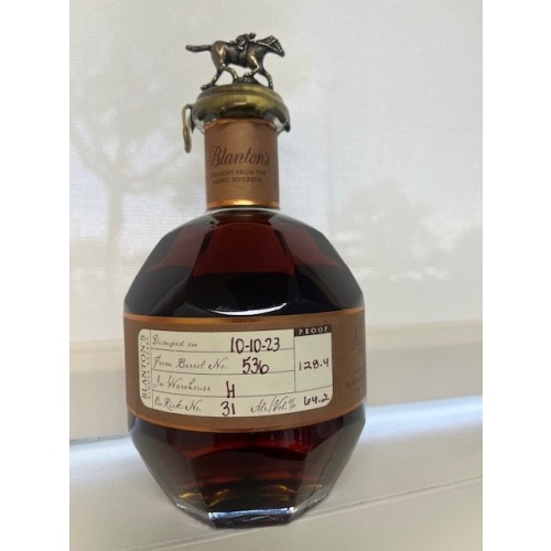Blantons straight from the barrel