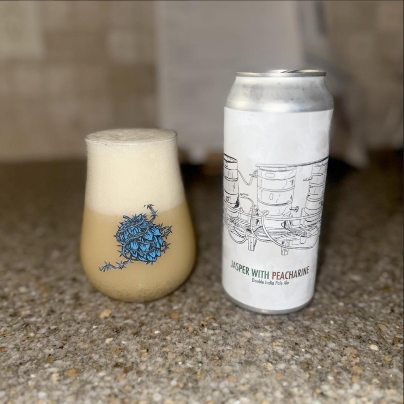 Fidens -- Keever Blue Hop Stemless Glass