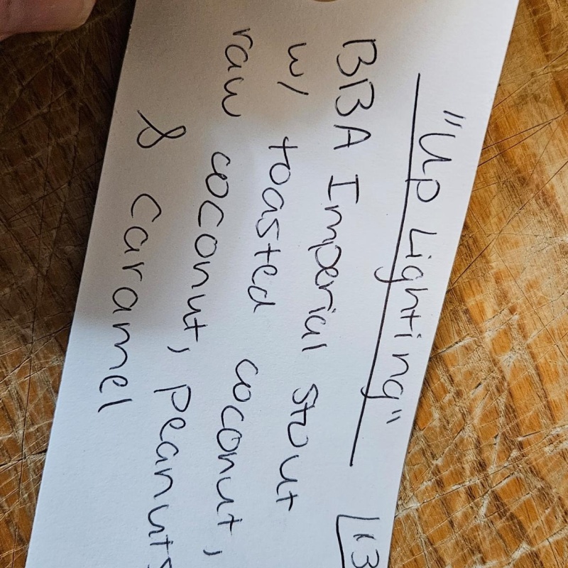 Fidens -- Up Lighting // 750ml Growler [13% BA Stout // LIMITED] -- Dec 30st 2025