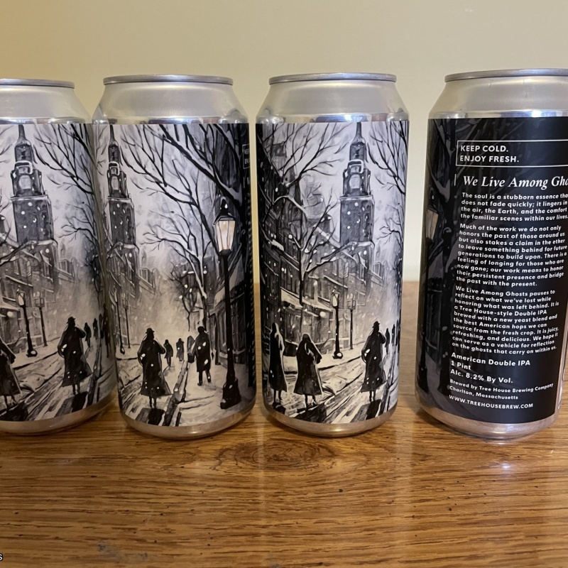 Tree House Brewing 4 * WE LIVE AMONG GHOSTS - 4 CANS 01/28/2026