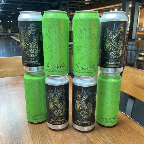 Tree House Brewing  4 * KING JJJULIUSSS, 4 * VERY GREEN - 8 CANS TOTAL
