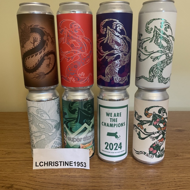 Tree House Brewing 8 PK: WE ARE THE CHAMPIONS, MEME GREEN, VERY GREEN 10TH, BATCH 7000, WOODEN DRAGON, HAZE PUNCH, ULTIMATE HAZE, TREASURES