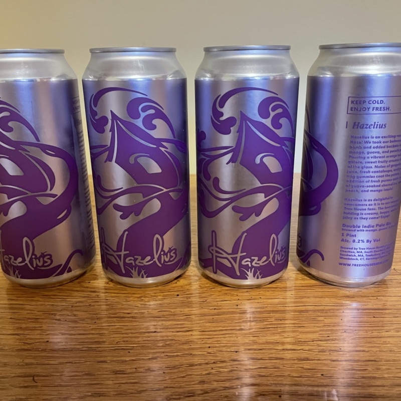 Tree House Brewing 4 * HAZELIUS - 4 CANS 04/11/2025