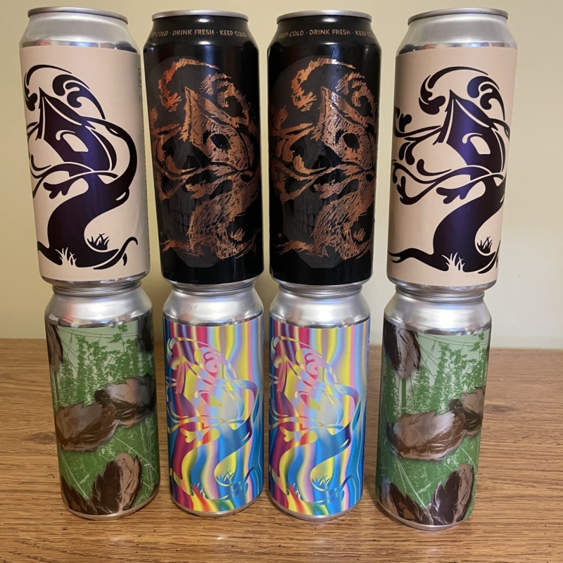 Tree House Brewing 2 * EVIL JULIUS, 2 * MILKY HAZE, 2 * PROJECT FIND THE LIMIT NO. 10 & 2 * HOLOGRAPHIC- 8 CANS TOTAL