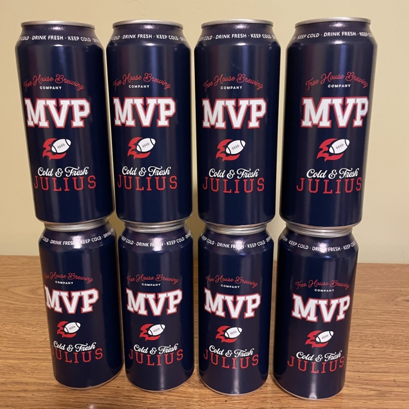 Tree House Brewing ** SPECIAL MVP CAN - ONE DAY ONLY ** 8 * MVP JULIUS - 8 CANS 10/27/2025
