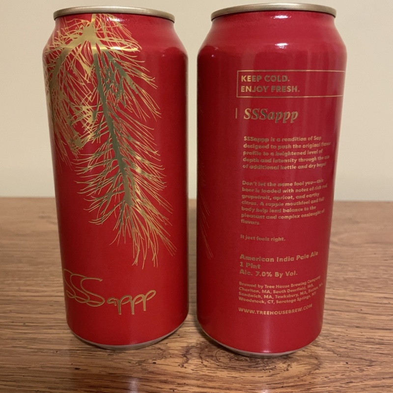 Tree House Brewing 2 * SSSAPPP - 2 CANS 11/03/2025