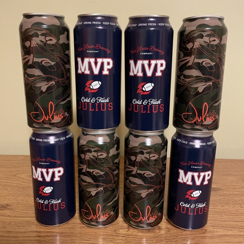 Tree House Brewing 4 CAMO JULIUS & 4 * MVP JULIUS ** SPECIAL JULIUS CAN DESIGNS ** - 8 CANS TOTAL
