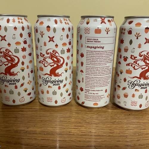Tree House Brewing 4 * HOPSGIVING - 4 CANS 11/18/2025