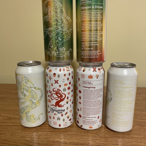 Tree House Brewing 2 * HOPSGIVING, 2 * VERY YYYELLOWWW & 2 * MANGOES & DREAM - 6 CANS TOTAL