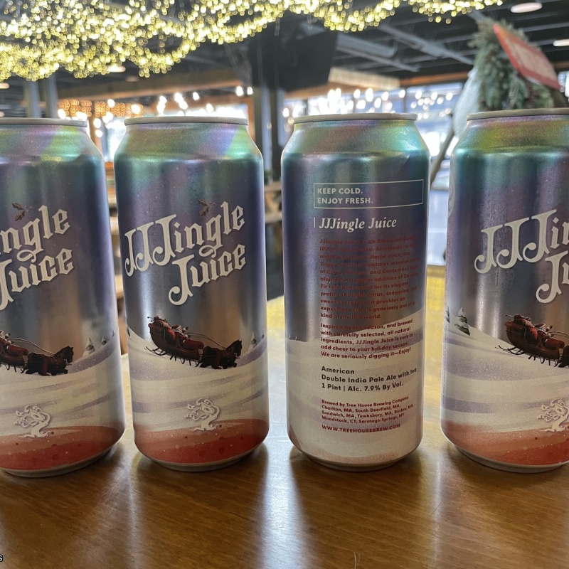 Tree House Brewing 4 * JJJINGLE JUICE - 4 CANS 12/03/2025