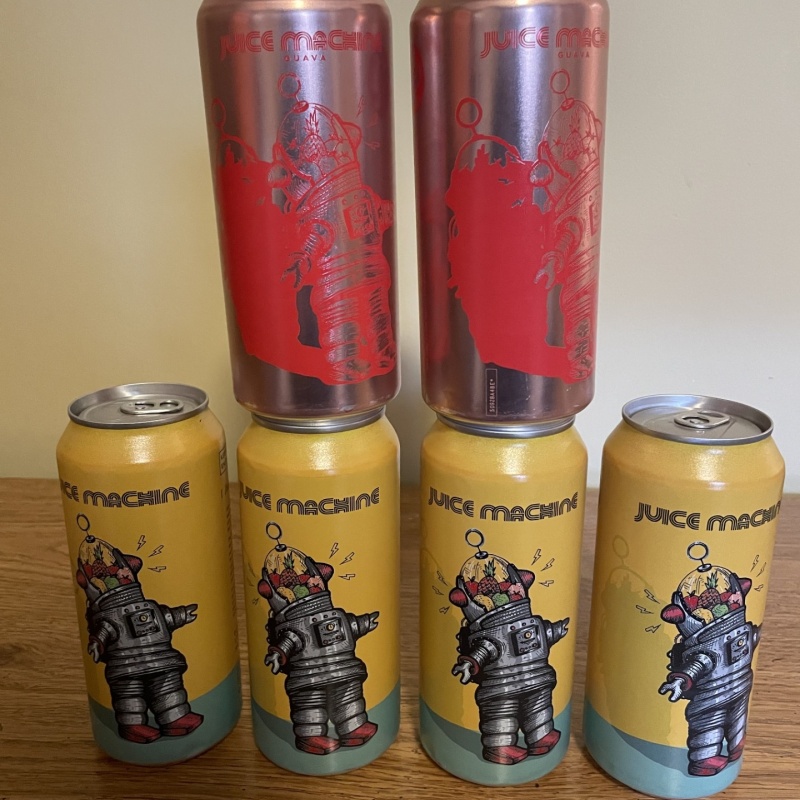 Tree House Brewing 2 * JUICE MACHINE GUAVA & 4 * JUICE MACHINE- 6 CANS TOTAL