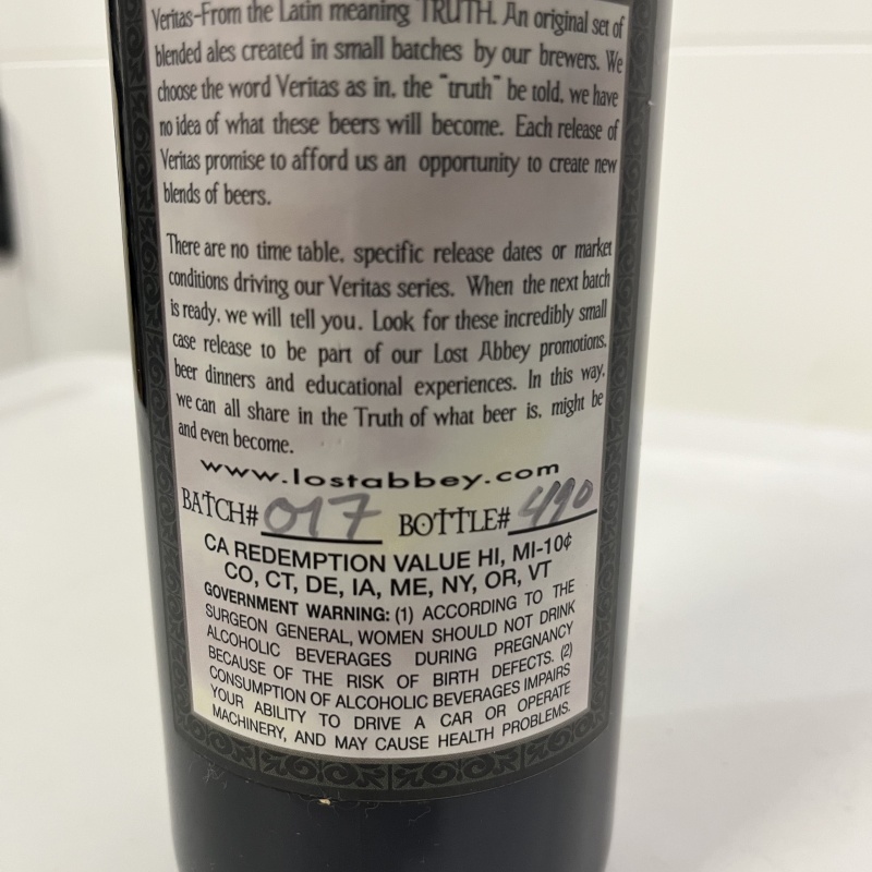 The Lost Abbey - Veritas 017 (2016)