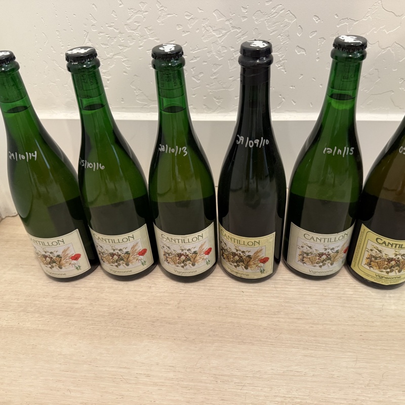 Vertical Cantillon Vigneronne, 6 bottles