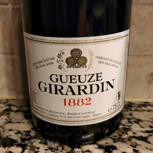 Girardin Gueuze 1882 (White label; 2011) - 750ml