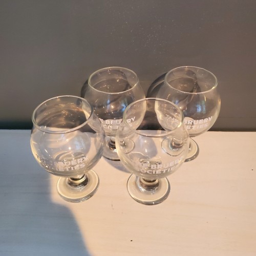 The Bruery Society Taster glasses