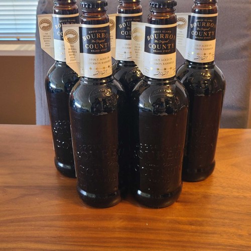 Goose Island Bourbon County Reserve Weller 12 Year Stout & Birthday Stout 2020 plus a mix of 2021 BCS bottles (15 bottles total)