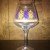 Monkish Purple and Gold Teku Glass