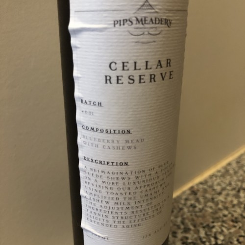 24 Hours! Pips Meadery Cellar Reserve 001
