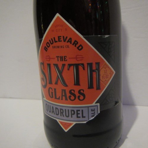 Boulevard The Sixth Glass Quadrupel 2016, 12 oz bottle
