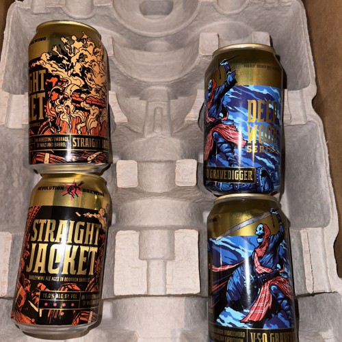 2022 Revolution Straight Jacket + 2023 VSO Grave Digger - 2 cans Deep Woods Series