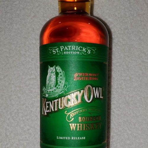 Kentucky owl st. Patricks edition bourbon whisky limited editon