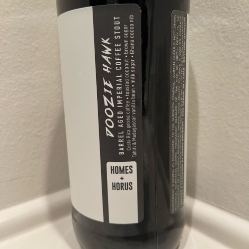 HORUS / HOMES DOOZIE HAWK Bourbon Barrel-Aged Stout BBA