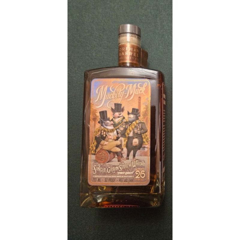Orphan Barrel Muckety Muck 26 Year Old Single Grain Scotch Whisky 2023 Free Ship!