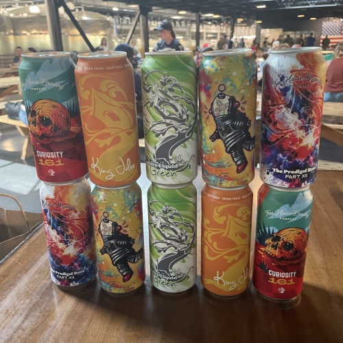 Tree House Brewing 2 * JJJUICEEE MACHINE, 2 * THE PRODIGAL HAZE PART XII, 2 * KING JULIUS, 2 * CURIOSITY 161 & 2 * VERY LIQUID GREEN - 10 CANS TOTAL
