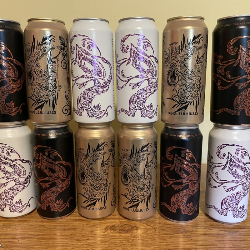 Tree House Brewing 4 * 10TH ANNIVERSARY KING JJJULIUSSS, 4 * VERY HHHAZYYY & 4 * EMPEROR JULIUS - 12 CANS TOTAL