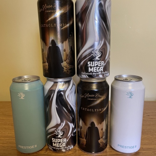 Tree House Brewing 2 * SUPER MEGA, 2 * PRESTIGE II & 2 * CATACLYSMIC - 6 CANS TOTAL