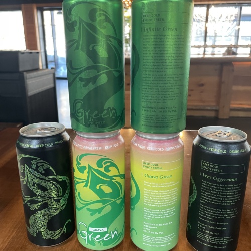 Tree House Brewing 2 * INFINITE GREEN QUAD IPA, 2 * GUAVA GREEN & 2 * VERY GGGREENNN - 6 CANS TOTAL