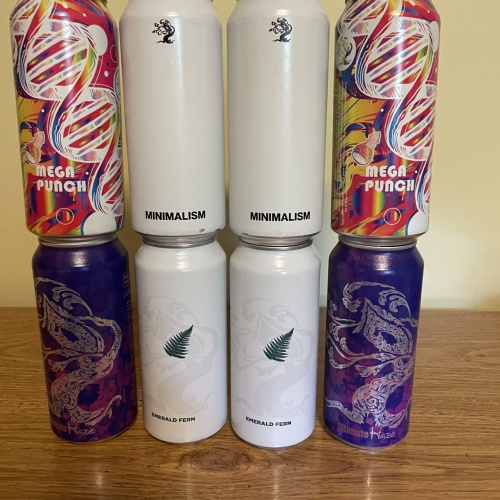 Tree House Brewing 2 * MINIMALISM, 2 * EMERALD FERN, 2 * MEGA PUNCH & 2 * ULTIMATE HAZE - 8 CANS TOTAL
