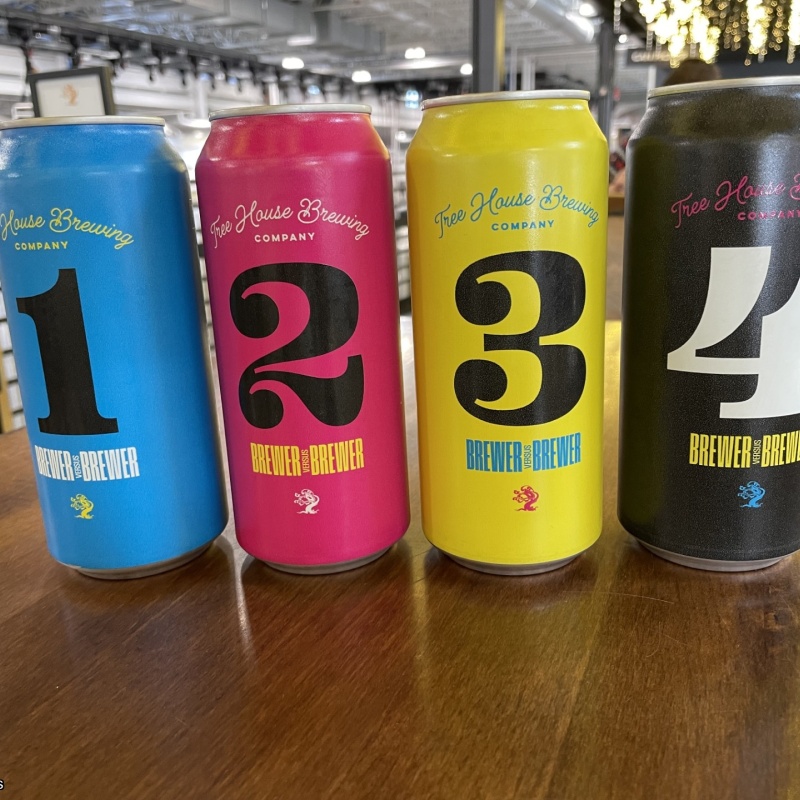 Tree House Brewing 2026 BREWER VERSUS BREWER TRIPLE IPA'S - 4 CANS 01/22/2026