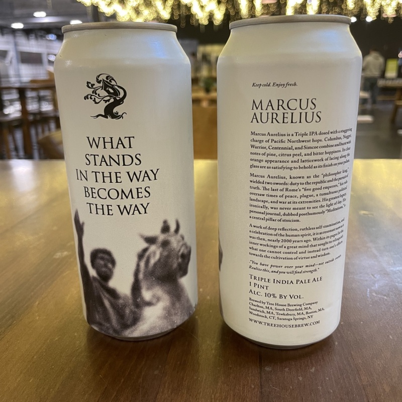 Tree House Brewing 2 * MARCUS AURELIUS TRIPLE IPA - 2 CANS 01/14/2026
