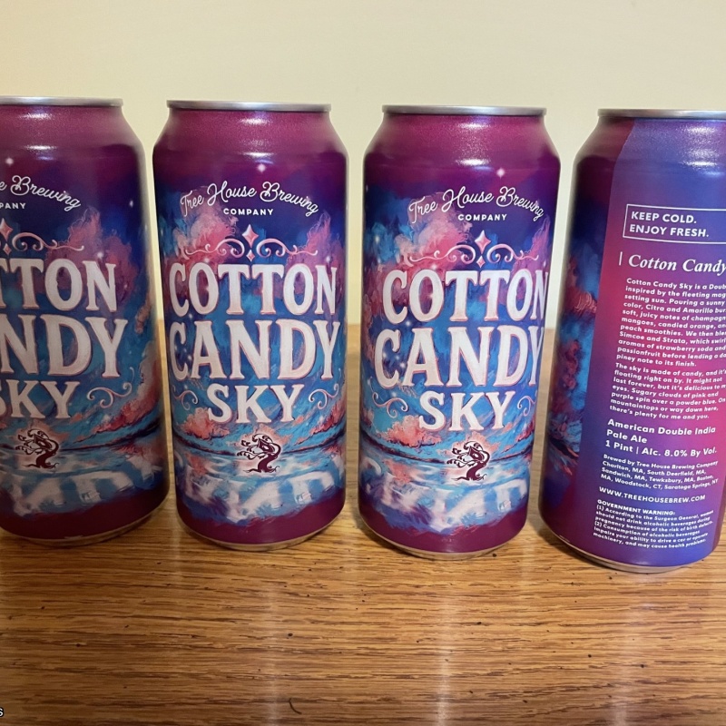 Tree House Brewing 4 * COTTON CANDY SKY - 4 CANS 07/16/2026