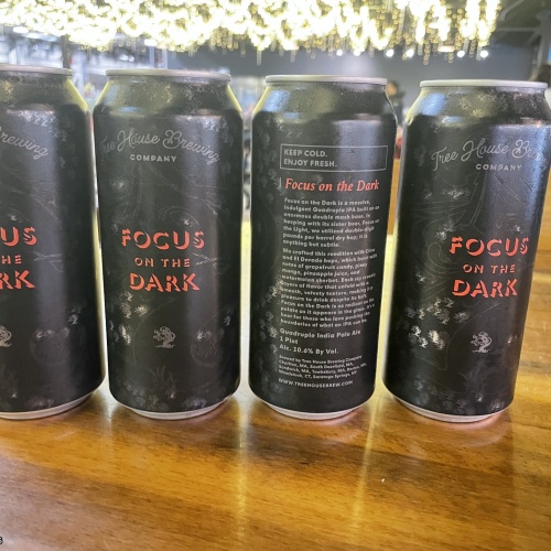 Tree House Brewing 4 * FOCUS ON THE DARK - QUAD IPA - 4 CANS 02/19/2026