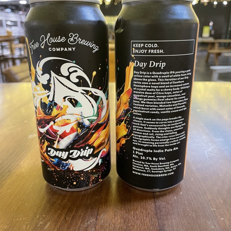 Tree House Brewing 2 * DAY DRIP QUAD IPA - 2 CANS 01/14/2026