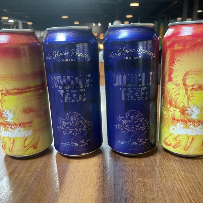 Tree House Brewing 2 * DOUBLE TAKE & 2 * JUICE PROJECT SUNSHINE - 4 CANS TOTAL 05/12/2026