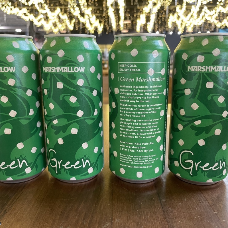 Tree House Brewing 4 * GREEN MARSHMALLOW - 4 CANS 01/27/2026