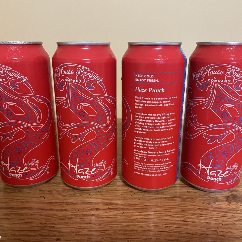 Tree House Brewing 4 * HAZE PUNCH - 4 CANS 09/11/2026