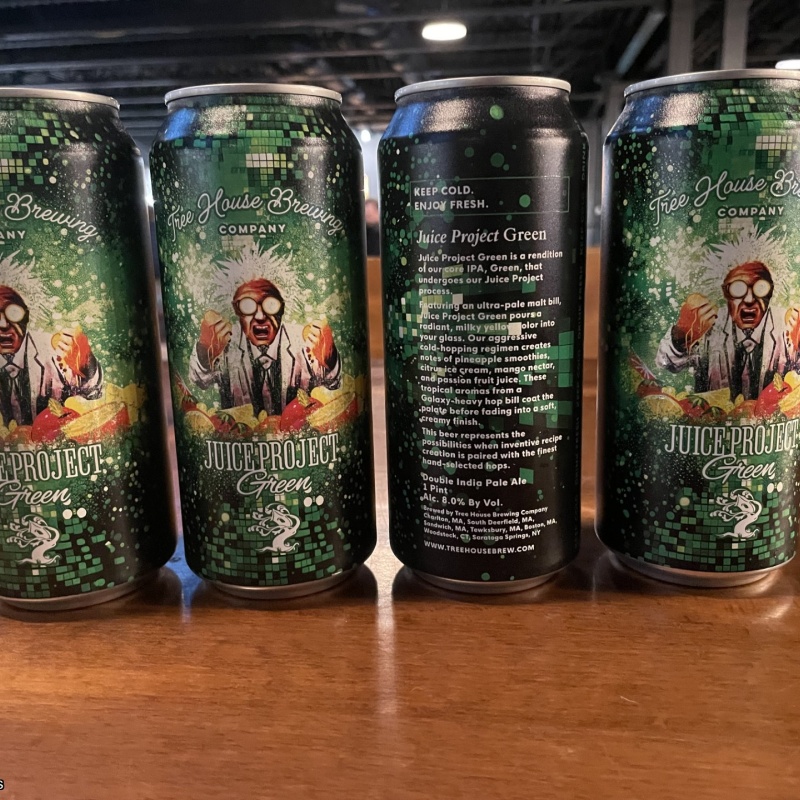 Tree House Brewing 4 * JUICE PROJECT GREEN- 4 CANS 03/05/2026