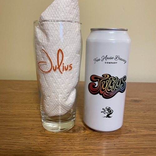 Tree House Brewing *** VERY VERY RARE *** 1 * LIMITED JULIUS CAN NUMBERED 52/100 & 1 * JULIUS WILLI GLASS - 1 CAN & 1 GLASS