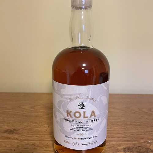 ** FIRST EVER ** TREE HOUSE BREWING, 750 ML BOTTLE KOLA - SINGLE MALT WHISKEY - 1 BOTTLE 10/16/2026