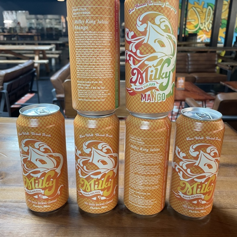 Tree House Brewing 2 * MILKY KING JULIUS MANGO & 4 * MILKY KING JULIUS - 6 CANS TOTAL 03/27/2026