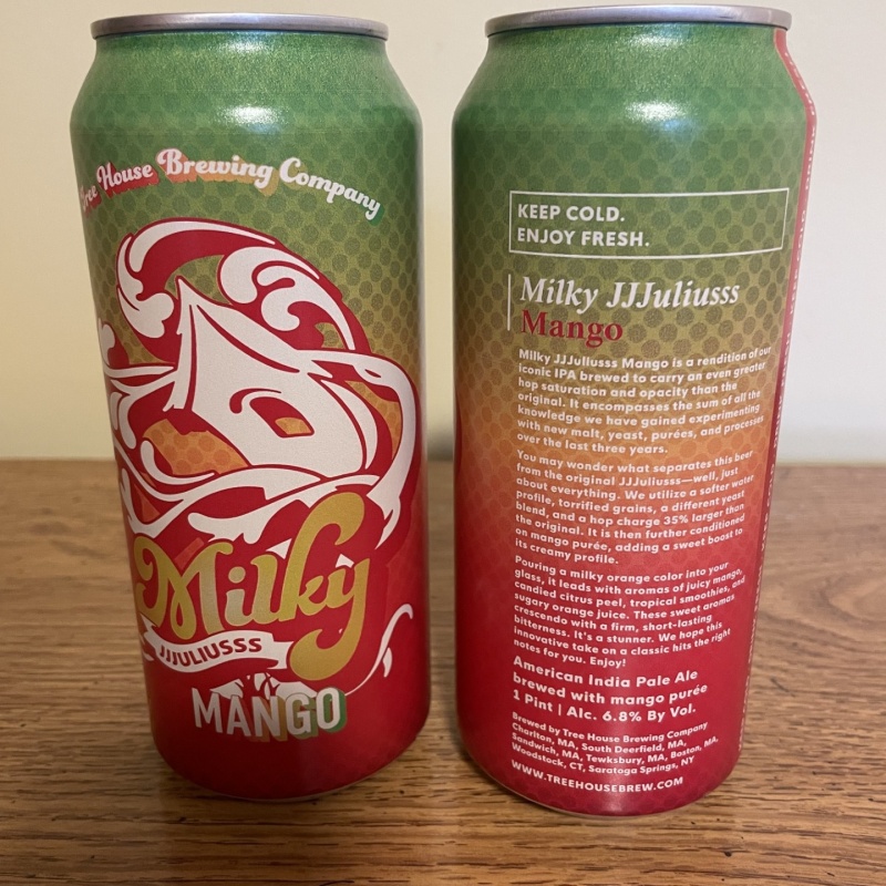Tree House Brewing 2 * MILKY JJJULIUSSS MANGO - 2 CANS 02/05/2026